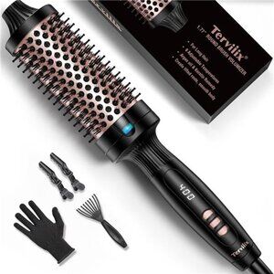 Thermal Brush 1.77 Inch Quick Heating Makes Hair Silky Smooth,Ceramic Tourmaline